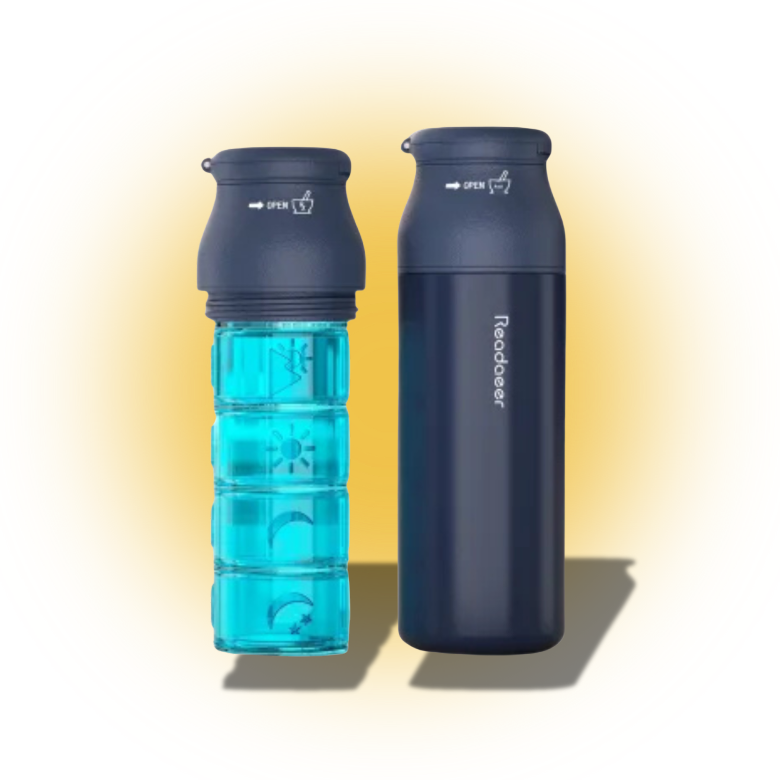 Multifunktionale Pillenflasche