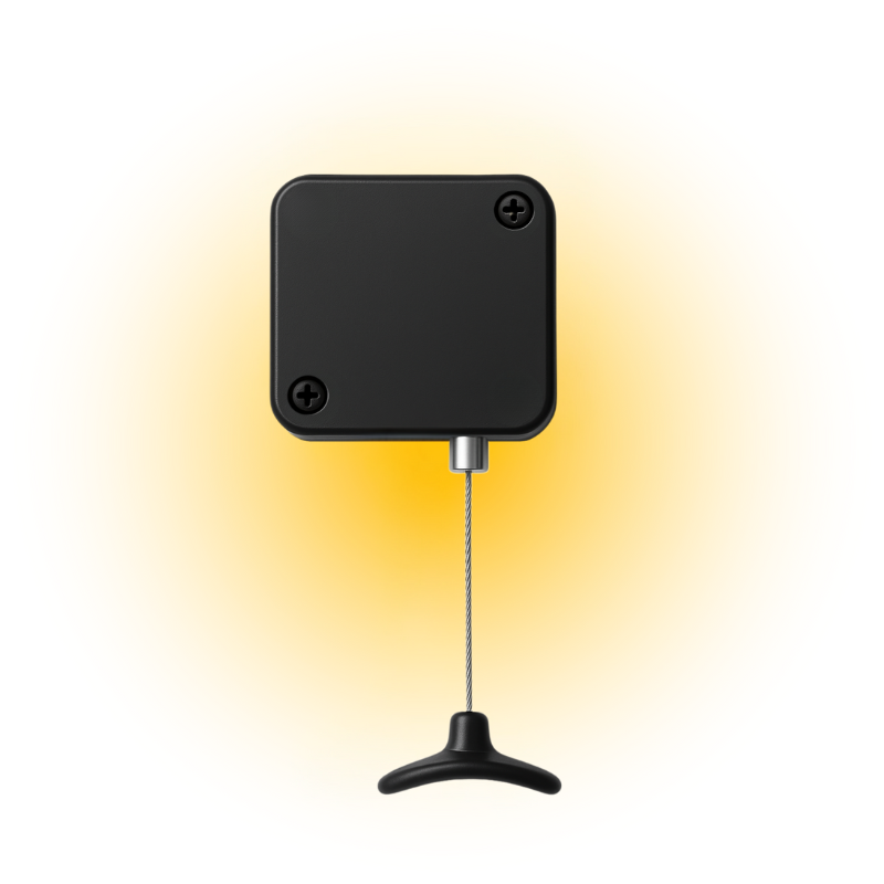 Uitrekbare bevestegingskabel