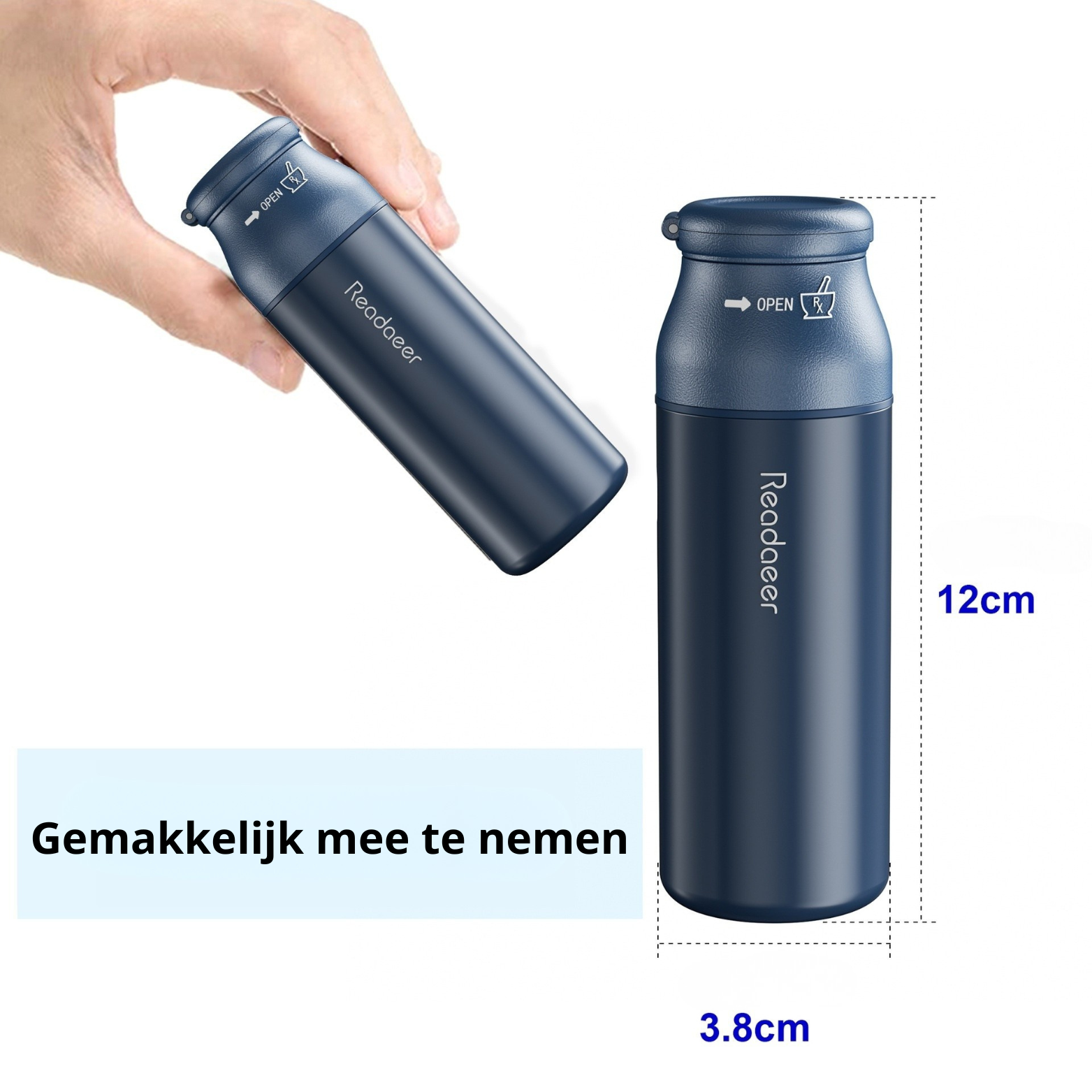 Multifunktionale Pillenflasche